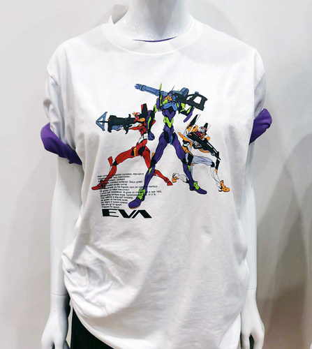 优衣库UNIQLO联名新世纪福音战士EVA 高达短袖T恤UT - 图0