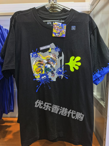 优衣库UNIQLO联名喷射战士Splatoon 3 喷漆弹斯普拉遁进击的巨人 - 图1