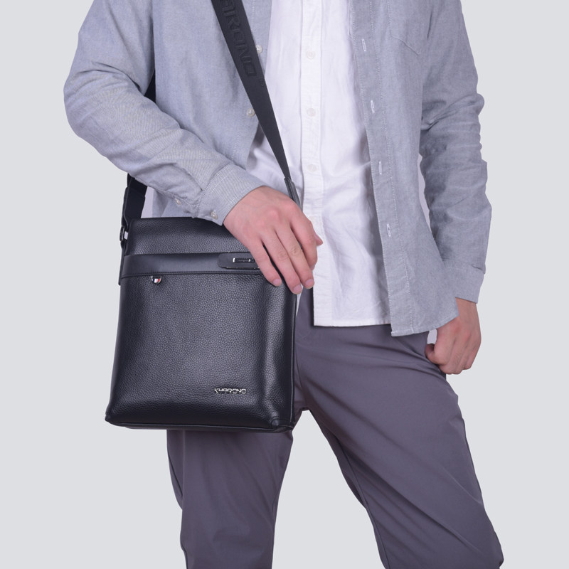 卡欧诺袋鼠男士真皮男包休闲单肩包 kharono男士包袋