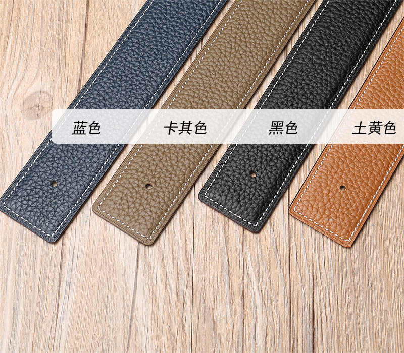 双面头层牛皮不带头皮带男真皮带条无头皮带针扣腰带扣平滑扣裤带,淘宝优惠券,粉丝福利购,淘宝优惠卷