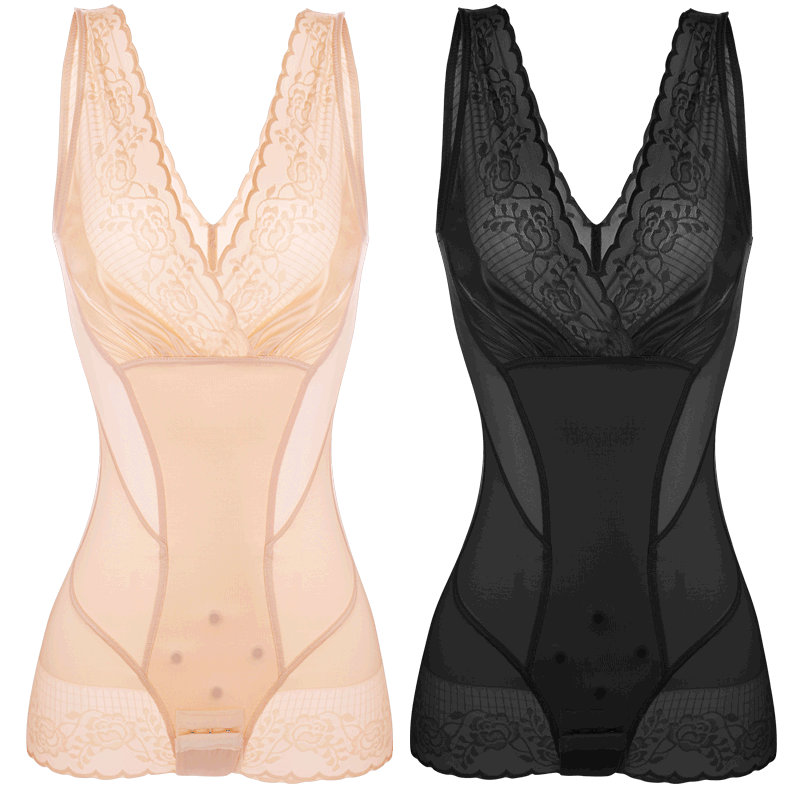 谜美人g计塑身正品产后薄束身衣 嗳妮嘉塑身连体衣