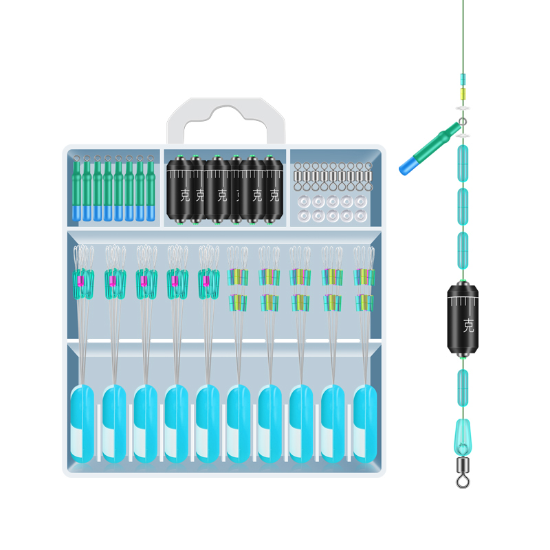 路滑钓组矶钓路亚滑漂钓专用线组太空豆挡珠配件套装远投矶竿浮漂-图3
