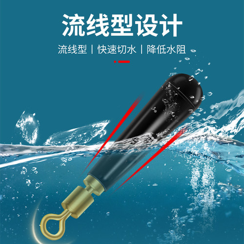 铜头旋转漂座硅胶滑动插漂座筏钓大物加强浮漂座巨物标座渔具配件 - 图2