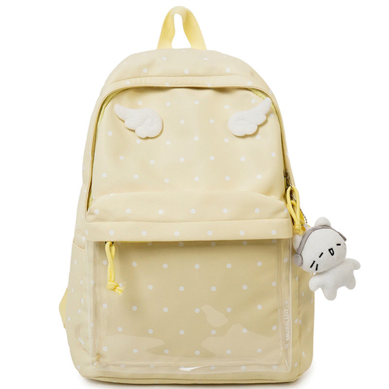 儿童波点痛包女孩初中生大容量书包2026新款小学生旅游研学双肩包,淘宝优惠券,粉丝福利购,淘宝优惠卷