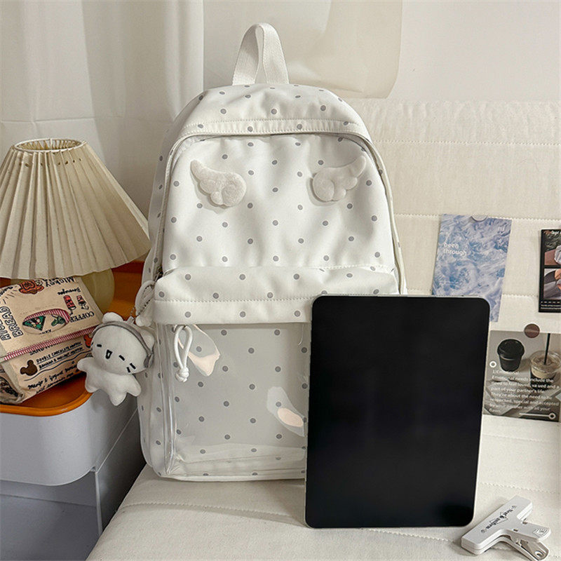 儿童波点痛包女孩初中生大容量书包2026新款小学生旅游研学双肩包,淘宝优惠券,粉丝福利购,淘宝优惠卷