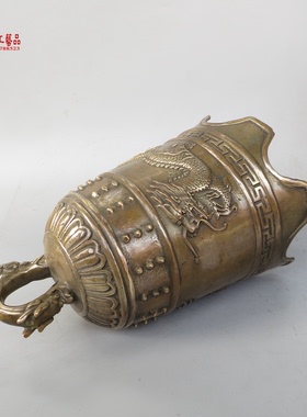 摆件寺庙挂钟风水铜器