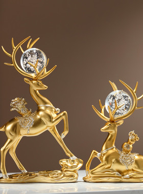 新中式柿柿如意葫芦招财树摆件