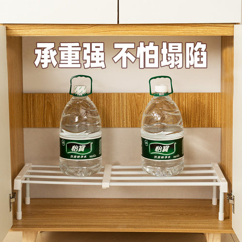 可伸缩鞋架家用鞋柜分层隔板置物架鞋子收纳神器省空间柜子鞋拖 - 图2
