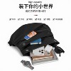 One-shoulder crossbody bag men's large capacity magnetic buckle backpack