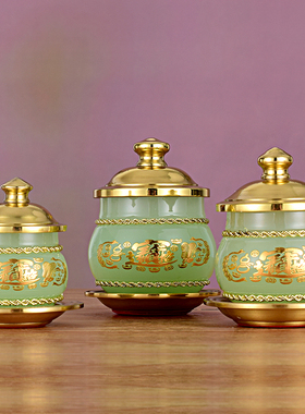 琉璃供奉家用圣水杯供杯