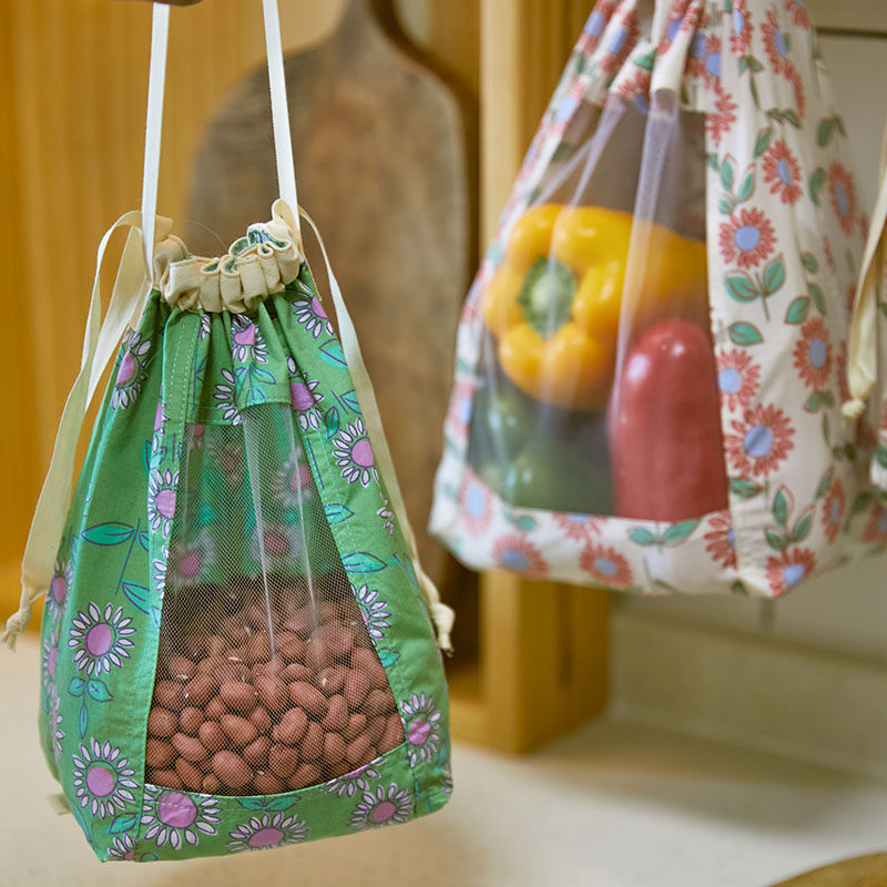 阳春小镇果蔬厨房收纳袋可视结实耐用大容量挂袋手提透明环保袋子,淘宝优惠券,粉丝福利购,淘宝优惠卷