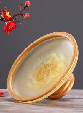 古法琉璃烧香炉佛前长明灯供水杯