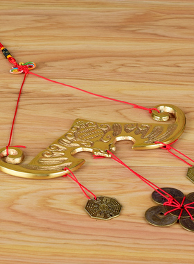 黄铜蝙蝠铜钱福鼠吊金钱