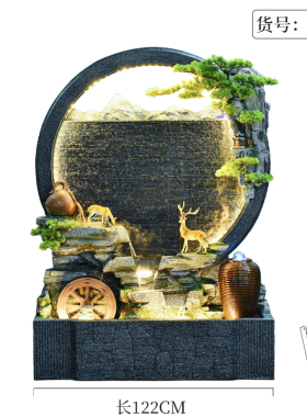 喷泉摆件假山大型庭院流水屏风