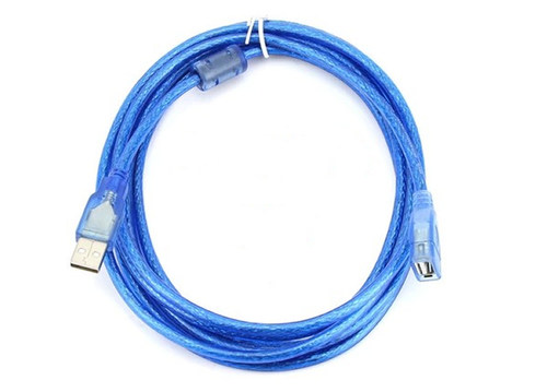 USB2.0延长线带磁环全铜双屏蔽加长充电数据AF公对母1.5/3/5/10米 - 图0