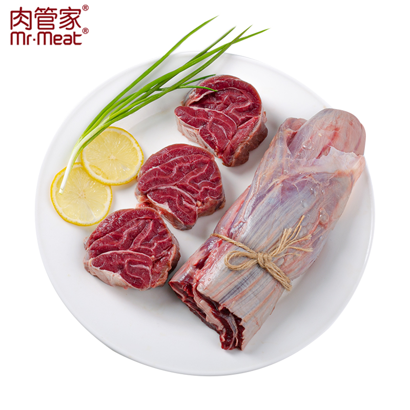 肉管家原切精修前腿金钱腱芯肉2400g牛肉新鲜牛腱子-图0