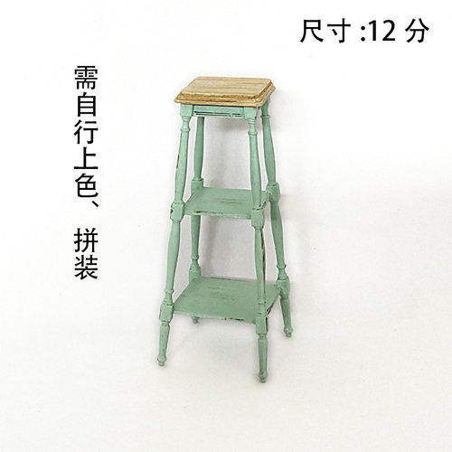 diy小屋派淇创意模型娃娃手工12分配件新手入门拼装美式家具柜子 - 图2