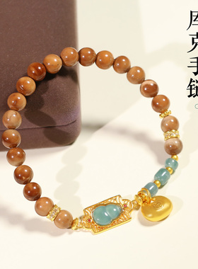 正品库克手串+翡翠葫芦福坨坨