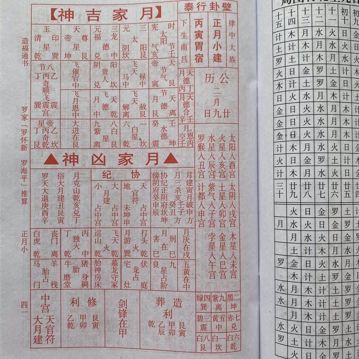 2024年罗怀新通书罗怀新宗睦堂罗家推算通书罗海 - 图1