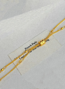 小蛮腰沙金手链仿真黄金