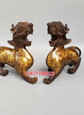 铜貔貅天禄镇宅瑞兽铜器