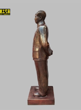 工艺品摆件定做毛主席铜像