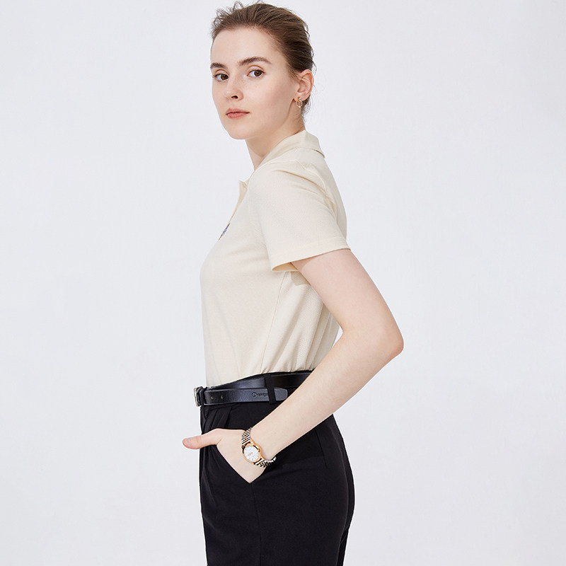 [纯棉]Navigare意大利小帆船夏季短袖polo衫女2023年新款翻领t恤,淘宝优惠券,粉丝福利购,淘宝优惠卷