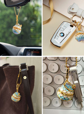 Juicy Grape趣味苹果彩蛋项链吊坠灵蛇挂坠本命年红色生日礼物女