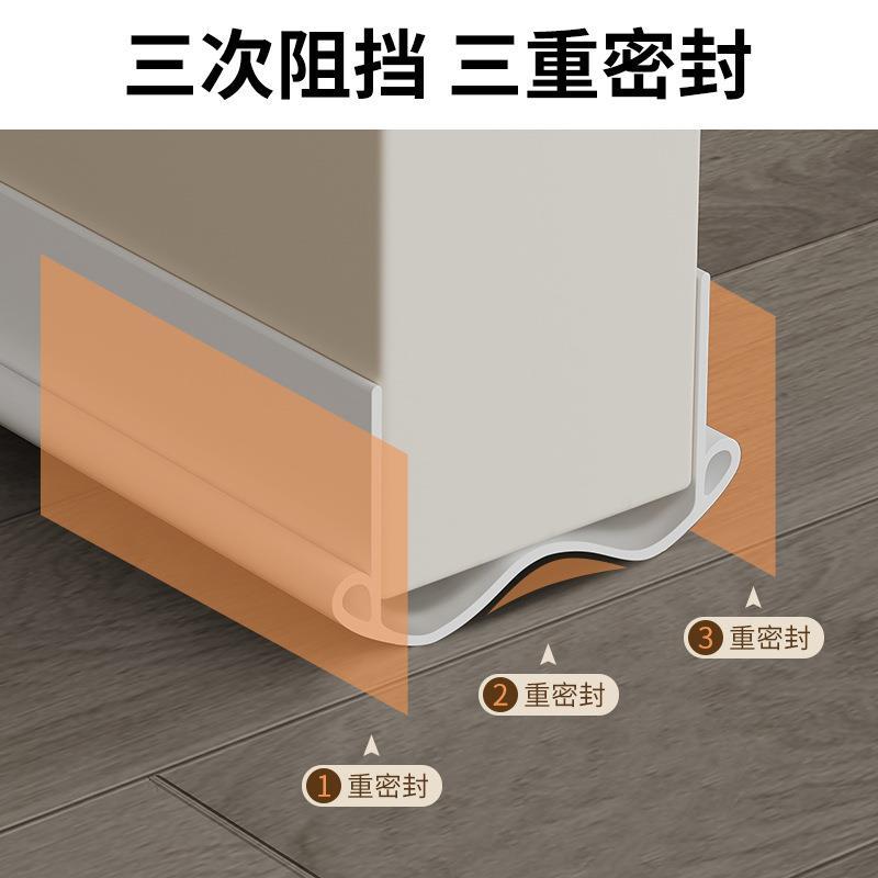 新款门底密封条防风门缝挡风神器门窗房门专用隔音密封条缝隙挡条 - 图2