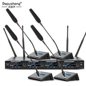 Depusheng得普声DR2800专业无线麦克风领夹头戴鹅颈U段可调频话筒舞台演出视频会议KTV酒吧家用k歌校园广播