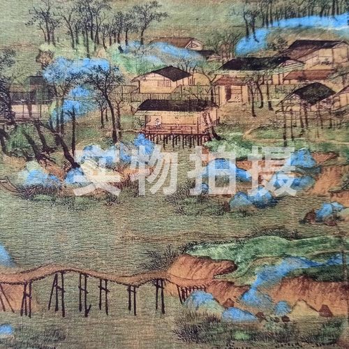 王希孟《千里江山图》全卷名家山水画长卷真迹高仿复制风景中国画_虎窝淘