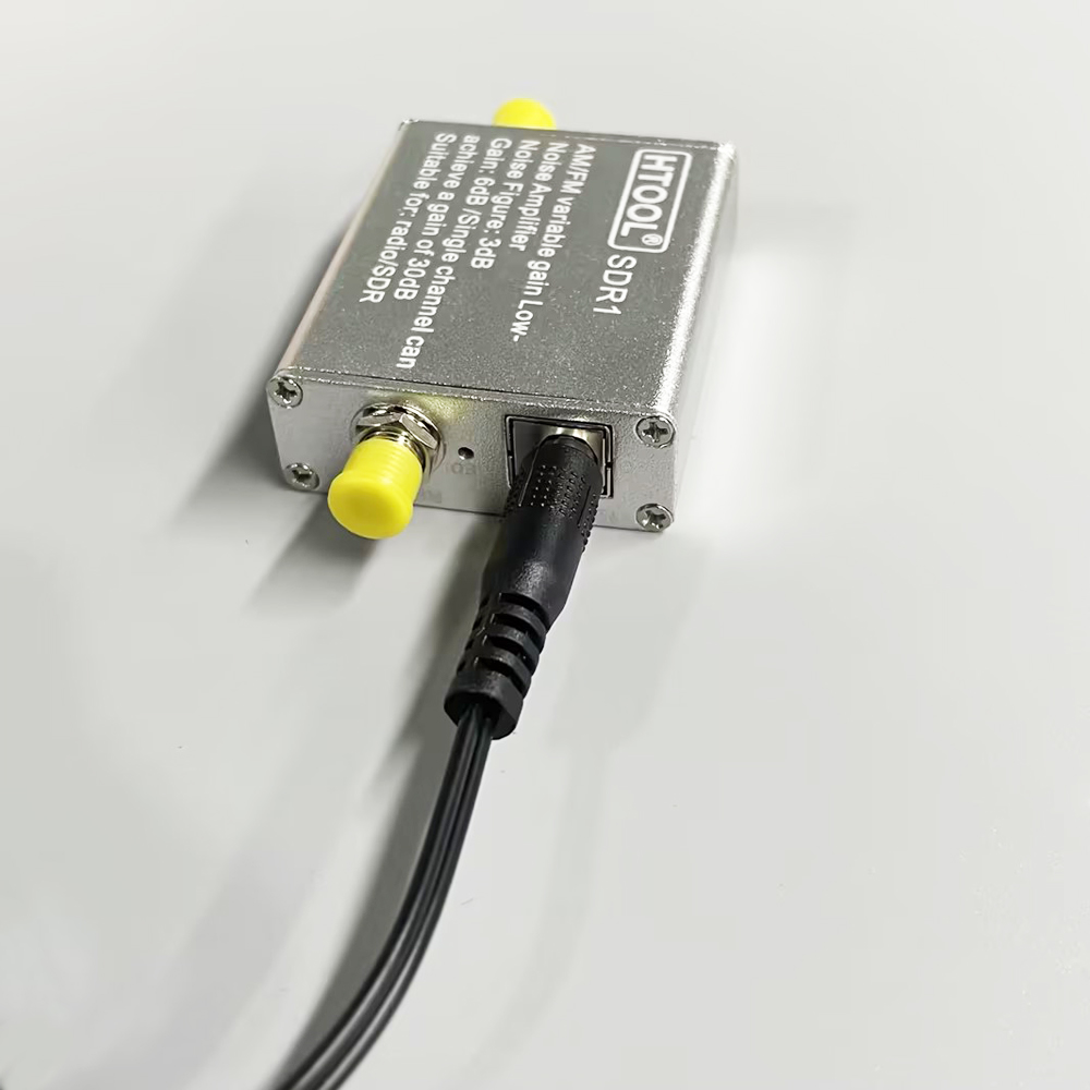 FM收音机天线信号放大器 65-162.5MHz 可变增益30dB 射频LNA SDR1 - 图1