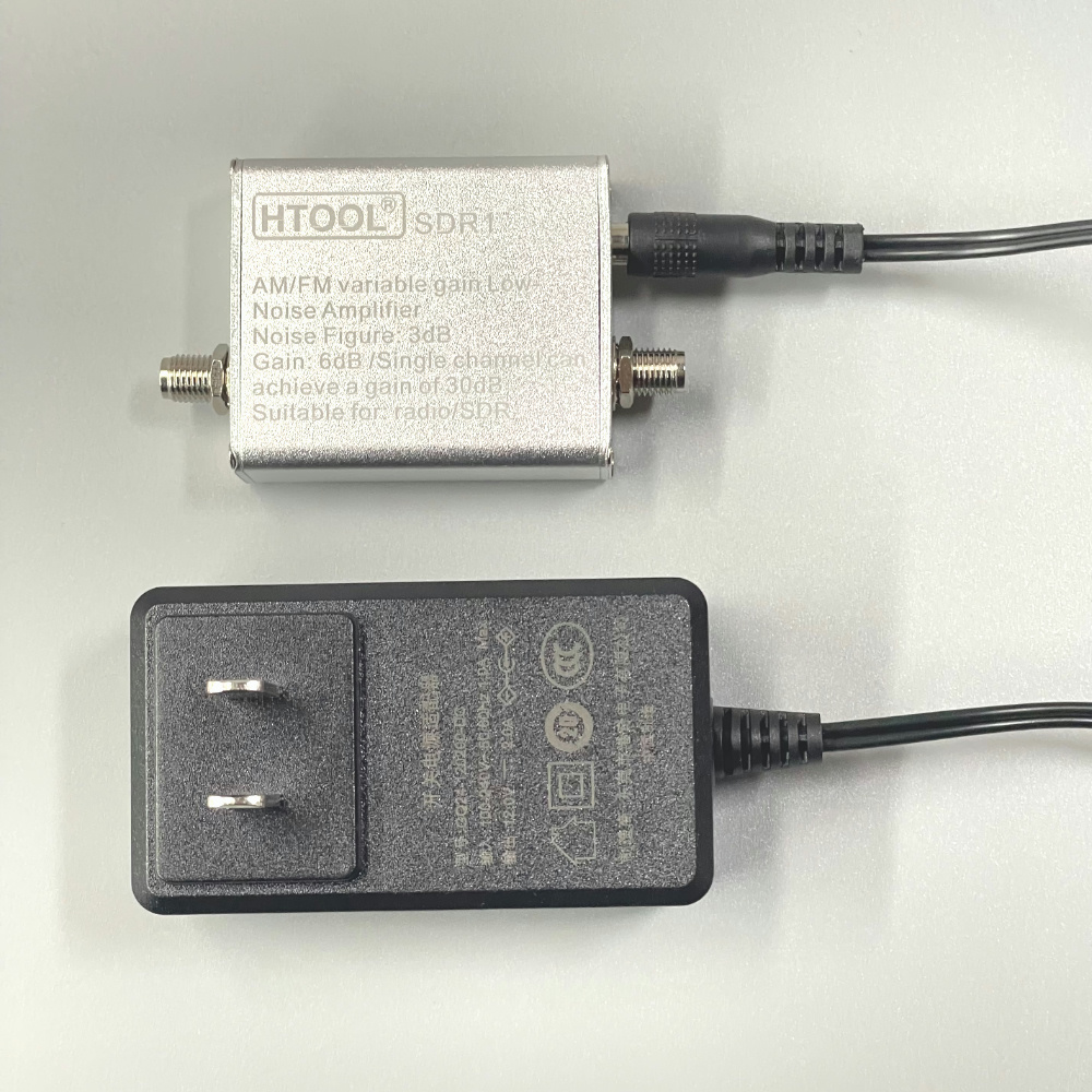 FM收音机天线信号放大器 65-162.5MHz 可变增益30dB 射频LNA SDR1 - 图3