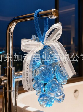 透明葡萄串串手工皂创意礼品玫瑰串串香氛透明伴手礼精油皂
