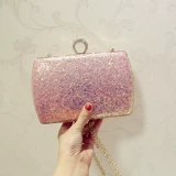 Модное кольцо, блестки для ногтей, модная маленькая сумка клатч, маленькая цепь, ремешок для сумки, 2020, новая коллекция