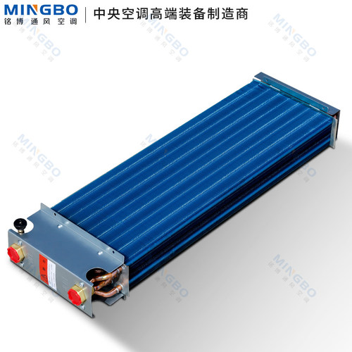 铭博风机盘管表冷器换热芯换热器亲水铝箔散热器 纯铜管铝箔翅片 - 图2