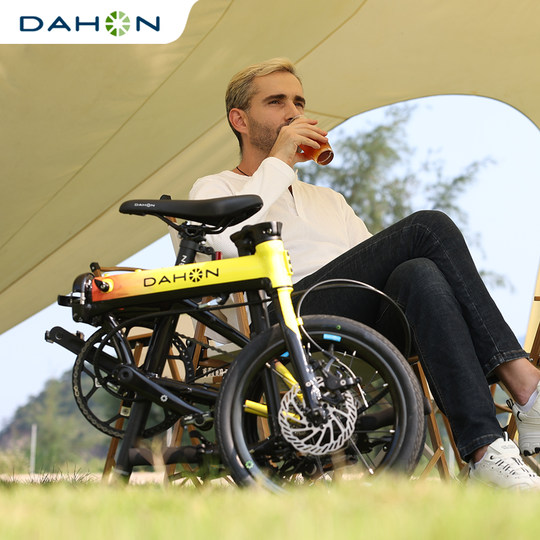 DAHON大行K3Plus16英寸超轻9变速碟刹折叠自行车成人男女式KAA693