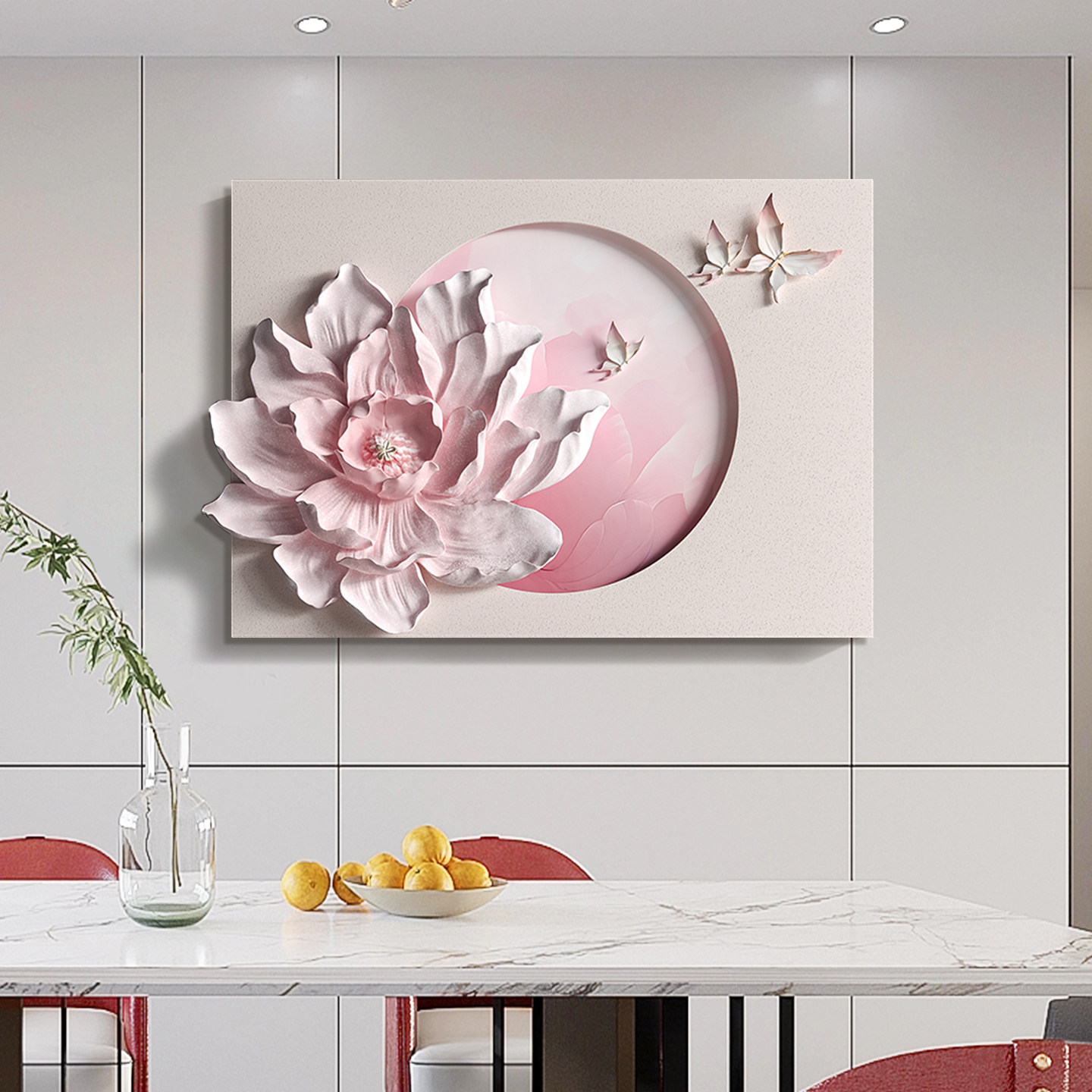 电表箱装饰画现代简约浮雕电箱轻奢客厅遮挡箱壁画电闸盒创意挂画,淘宝优惠券,粉丝福利购,淘宝优惠卷