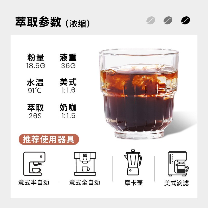 M2M一号意式拼配精品咖啡豆粉 醇香浓缩美式拿铁新鲜中度烘焙250g - 图2