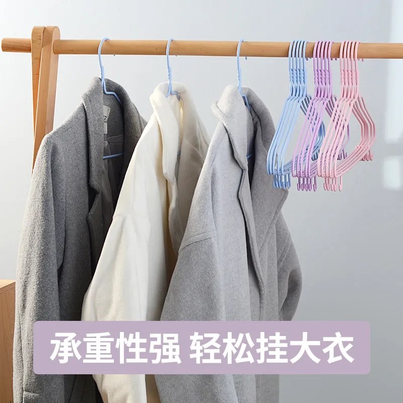 速发衣架加粗晾架架家用凹槽挂撑衣宿舍用学生衣服架衣衣晒衣架 - 图1