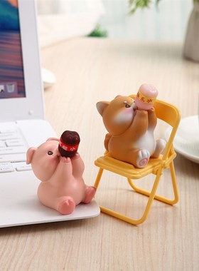 速发治愈系众办摆件解压绪公室桌面装饰品柴犬小高级感小情氛围感