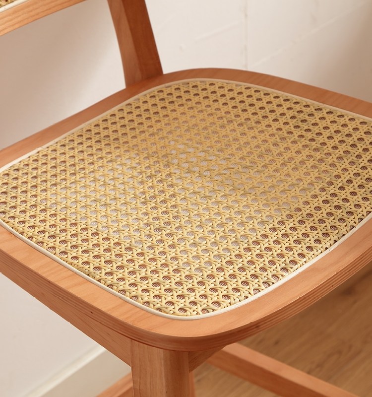 北欧实木吧台椅家用岛台椅侘寂风椅子藤编吧椅酒吧椅高脚靠背凳子,淘宝优惠券,粉丝福利购,淘宝优惠卷