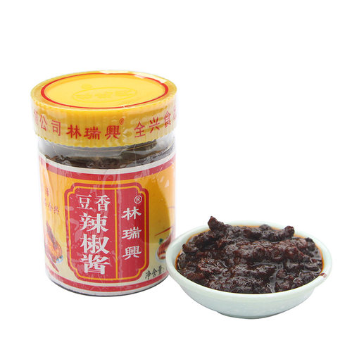 豆香辣椒酱林瑞兴金奖辣椒王烹调拌面拌饭手工农家自制微辣豆瓣酱 - 图3