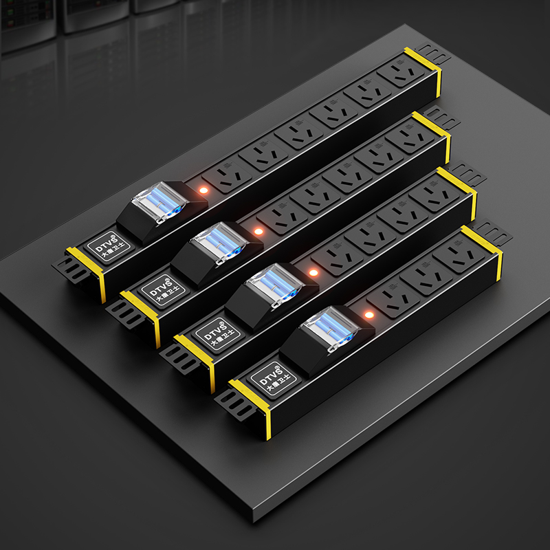 大唐卫士PDU排插无线工程电源插座32A/8000W大功率16A/10A机柜专用插排架服务器排插机架工程工地插线板-图3