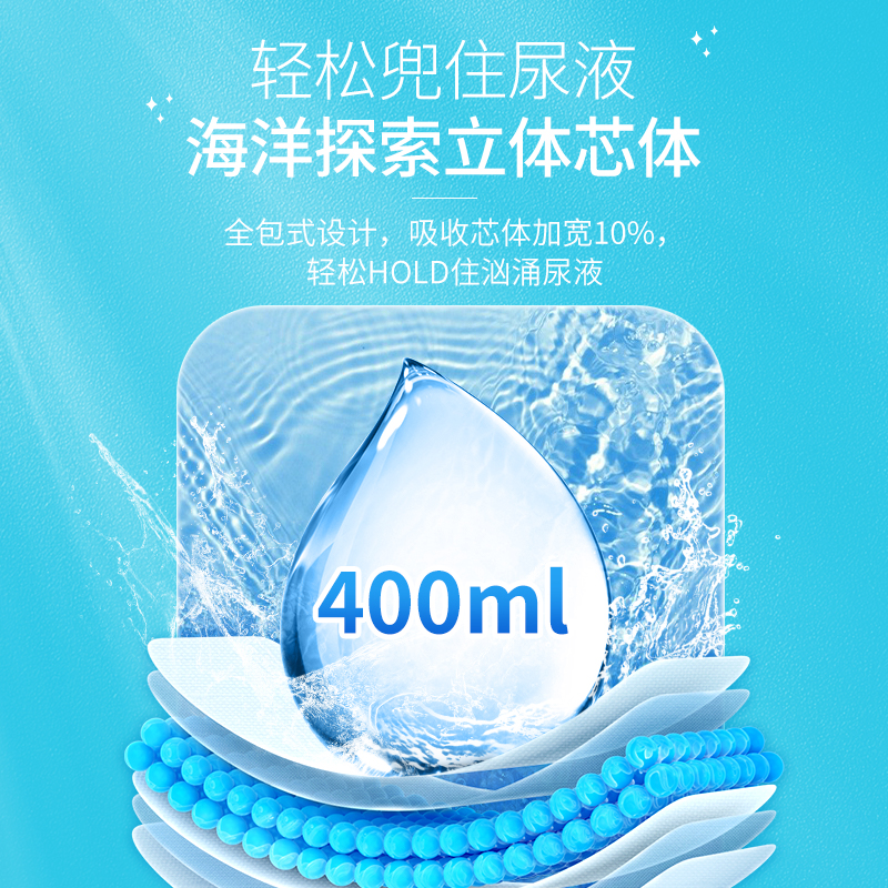 一片爽奇思妙想联名款芦荟精华纸尿裤超薄透气婴儿尿不湿xxl/xxxl
