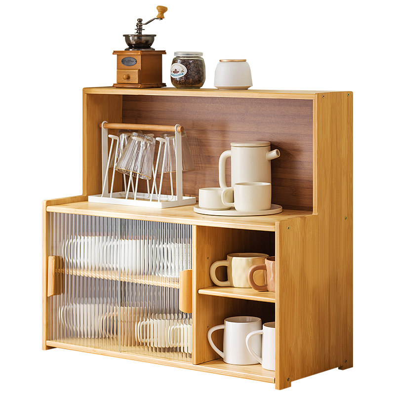桌面收纳盒杯子收纳柜茶具展示柜子储物柜水杯置物架厨房餐具杯架,淘宝优惠券,粉丝福利购,淘宝优惠卷