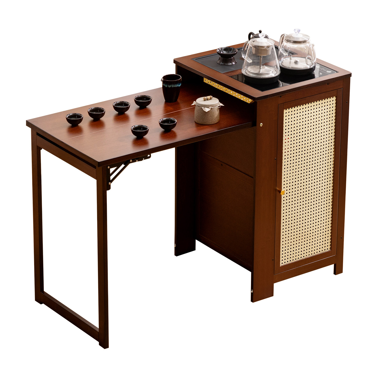 移动茶桌小茶台烧水壶一体家用2025新款高端茶几泡茶桌子客厅阳台,淘宝优惠券,粉丝福利购,淘宝优惠卷