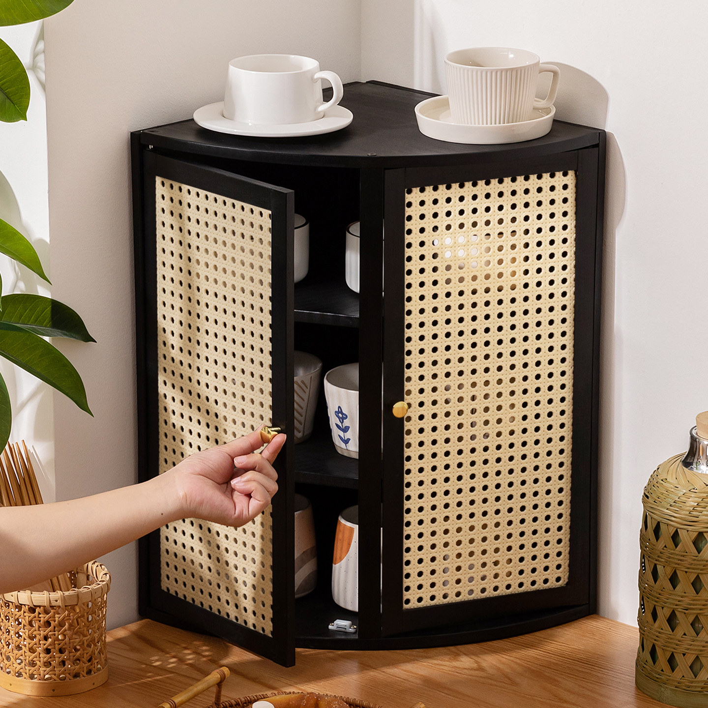 水杯子收纳置物架桌面杯架马克杯水吧咖啡多层茶具储物家用餐边柜,淘宝优惠券,粉丝福利购,淘宝优惠卷