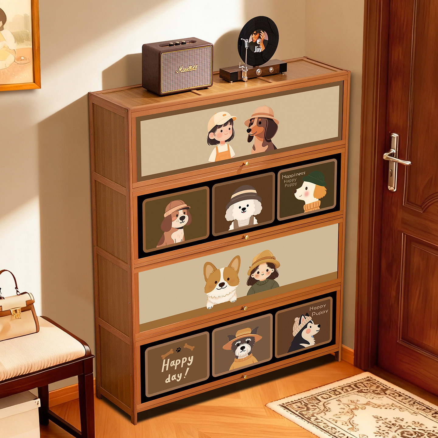 鞋柜家用门口入户收纳柜一体靠墙走廊简易鞋架子多层新款爆款高档,淘宝优惠券,粉丝福利购,淘宝优惠卷