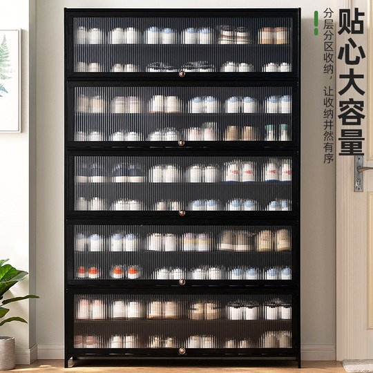 鞋柜家用门口收纳柜一体靠墙鞋架子多层入户玄关2025新款爆款高档